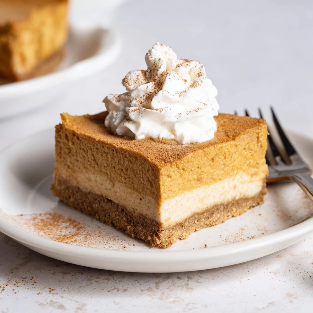 Spiced Pumpkin Cheesecake Bars