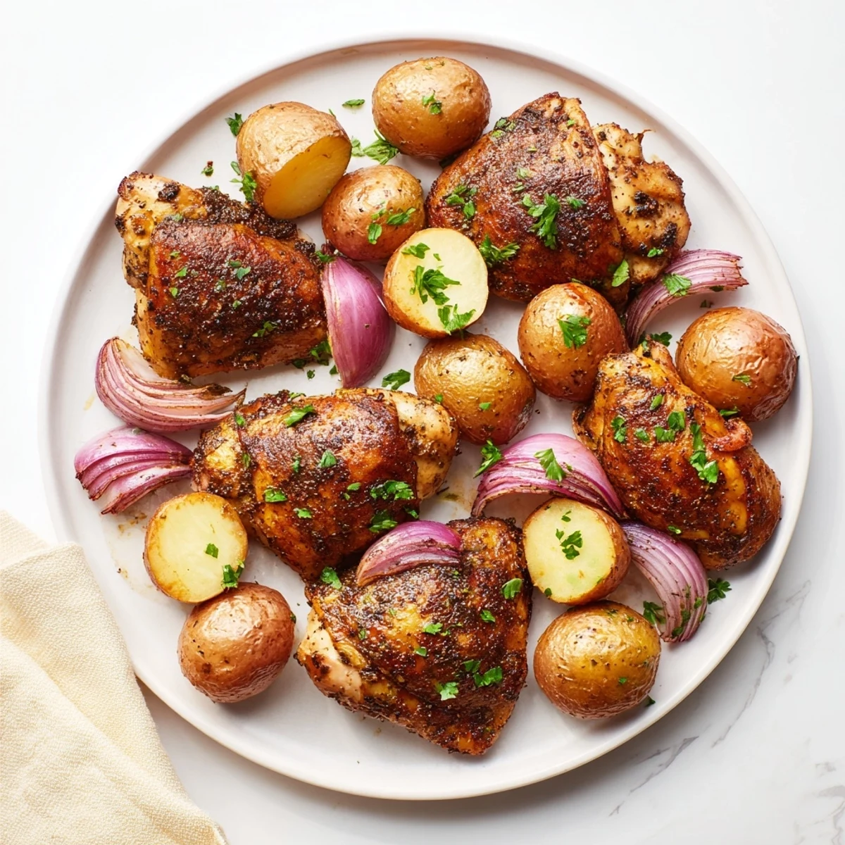 Zaatar Chicken Roasted Potatoes