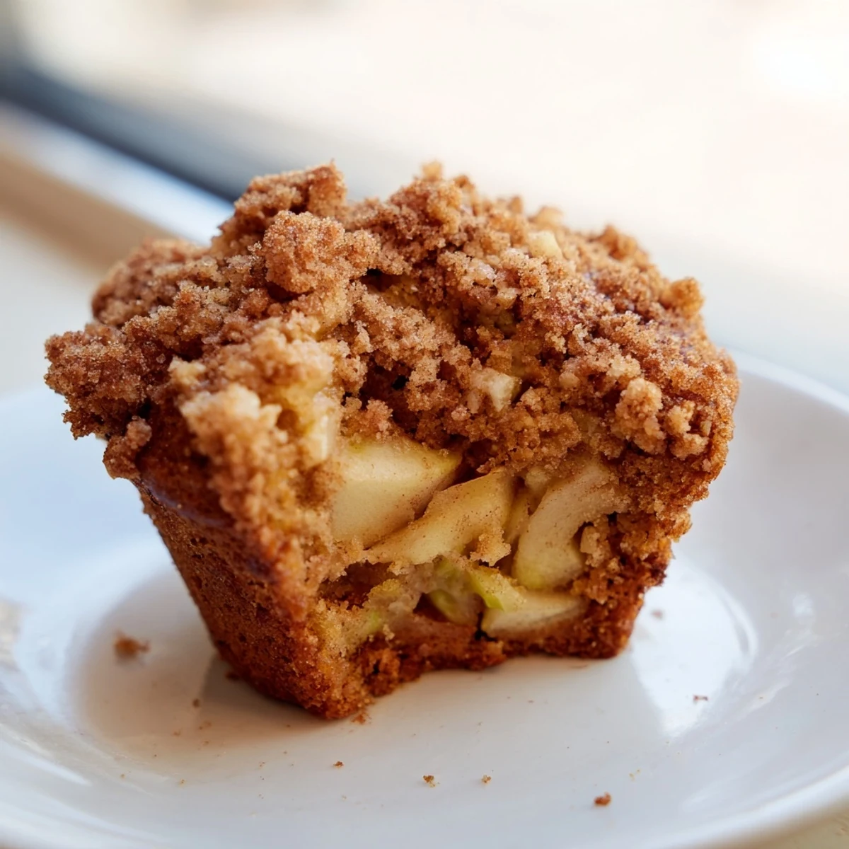 Tasty Apple Muffins Crumb