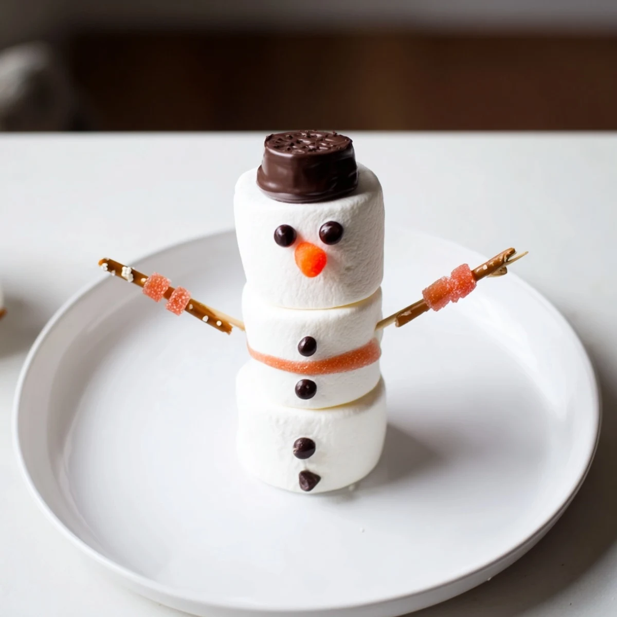 Marshmallow Snowman Stick Treat