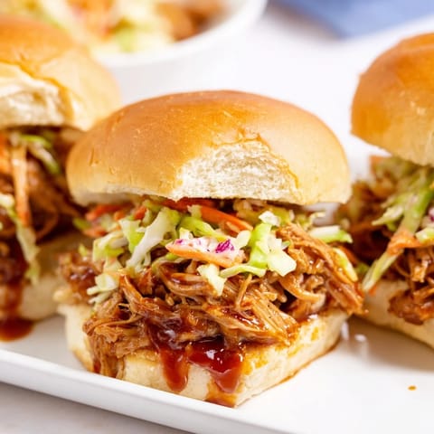 Tangy BBQ Pulled Pork Sliders