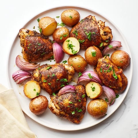 Zaatar Chicken Roasted Potatoes