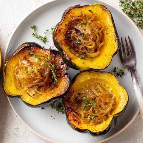 Caramelized Onion Gruyere Squash