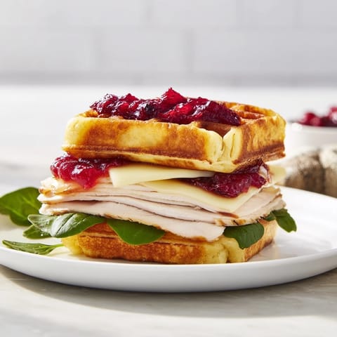 Easy Holiday Waffle Sandwich