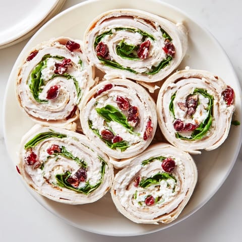 Simplified Turkey Cranberry Pinwheels