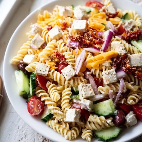 Greek Yogurt Christmas Pasta