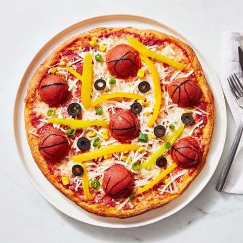Basketball Court Pizza Toppings