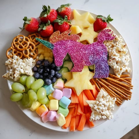 Whimsical Unicorn Party Platter