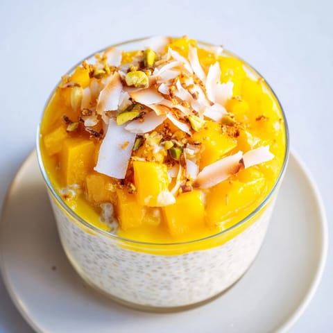 Mango Coconut Chia Pudding