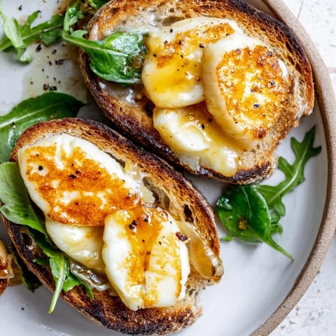Crispy Halloumi Grilled Cheese