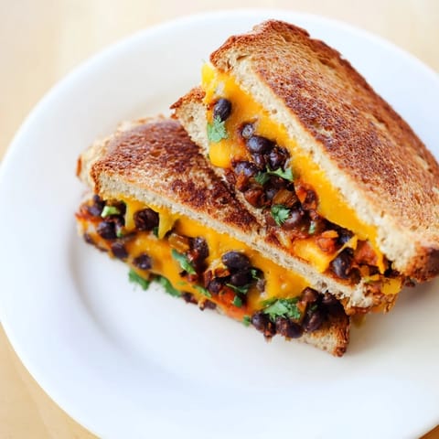 Black Bean Grilled Cheese