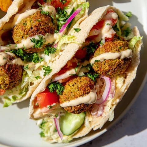 Crispy Falafel Pita Pocket