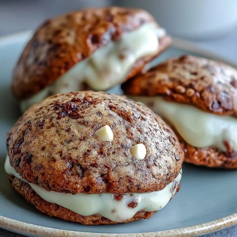 Brown butter hojicha and Earl Grey cookies with white chocolate chips on a cooling rack.