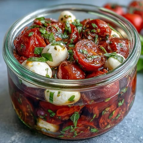 Mason Jar Caprese Salad
