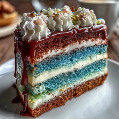 High School Graduation Ombre Layer Cake with smooth buttercream, vibrant graduated colors, and elegant pearl accents, perfect for celebrating a milestone achievement.