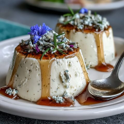 Honey Lavender Panna Cotta