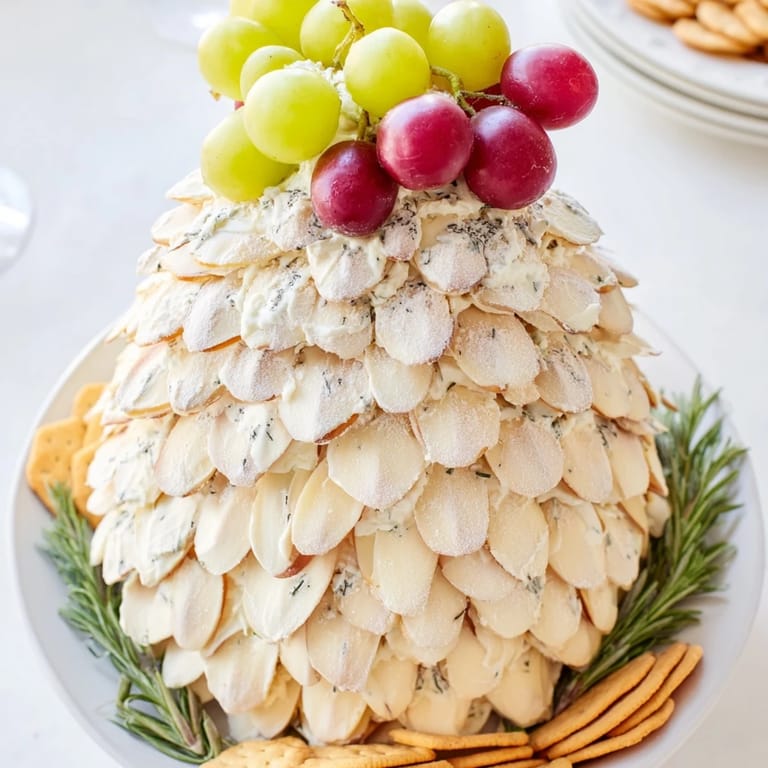 This impressive Snowy Pinecone Centerpiece, dusted in snow-like powder, is ready to delight your holiday guests.