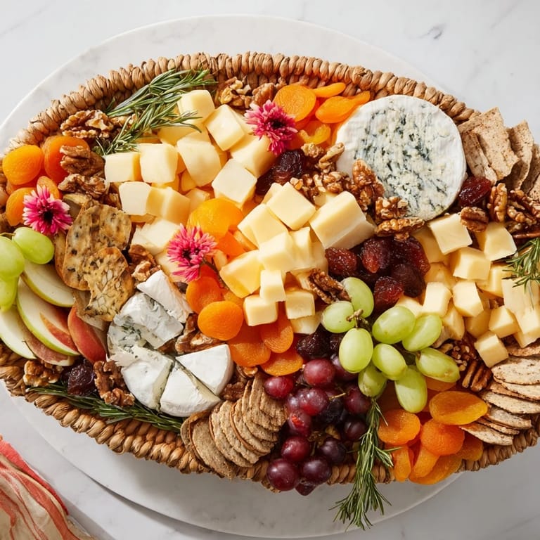 Picture the abundance of an Autumn Harvest Horn of Plenty: a stunning centerpiece with nuts, fruits, and cheese.