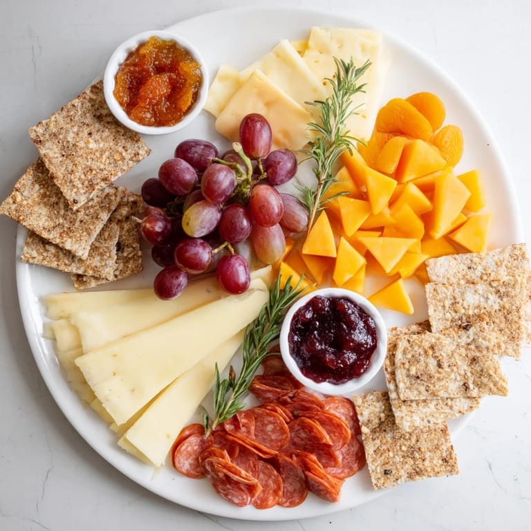 Vibrant Geometric Gala features artfully arranged triangles and rhombus cheeses, ready to serve as a delicious appetizer.