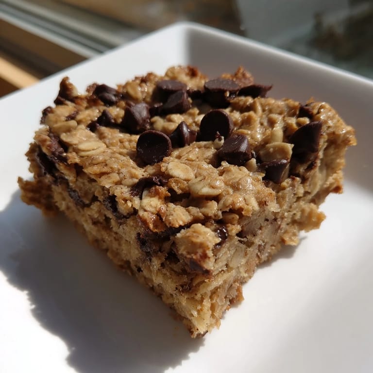 Warm, comforting Baked Oats That Taste Like Cake, inviting you with its banana and vanilla aromas.