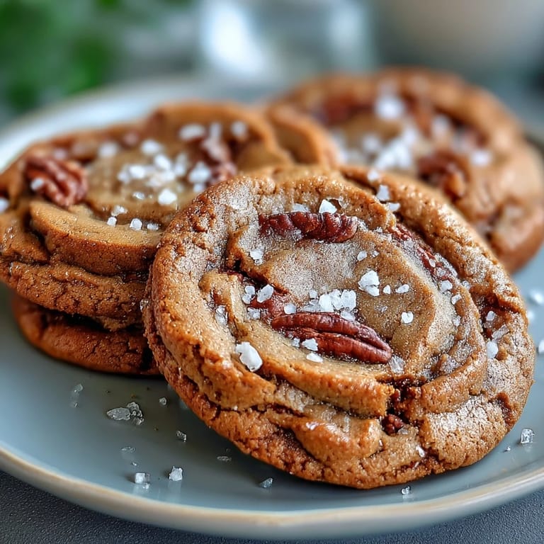 Warm hojicha and brown butter cookies cooling on a rack, ready to be enjoyed with a cup of tea.