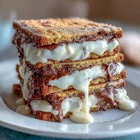 Delicious milk cookie sandwich cookies with cream filling, perfect for dessert lovers and Cookie Run fans alike.